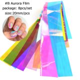 Film Broken Glass Nail Foils Transfer Paper Patch