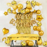 Happy Birthdays Rose Gold Happy Birthdays Balloon ,Banner Set 12-12