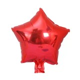 18 Inch Five Pointed Star Metal Wedding Party Holiday Balloon
