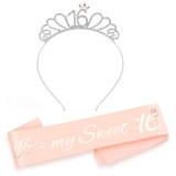 Champagne Birthday Shoulder Band Crown Suit JQ-33546