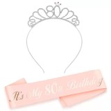 Champagne Birthday Shoulder Band Crown Suit JQ-33546