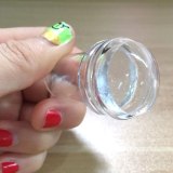 2.3cm Pure Clear Jelly Nail Art Stamp Template Tools