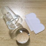 2.3cm Pure Clear Jelly Nail Art Stamp Template Tools