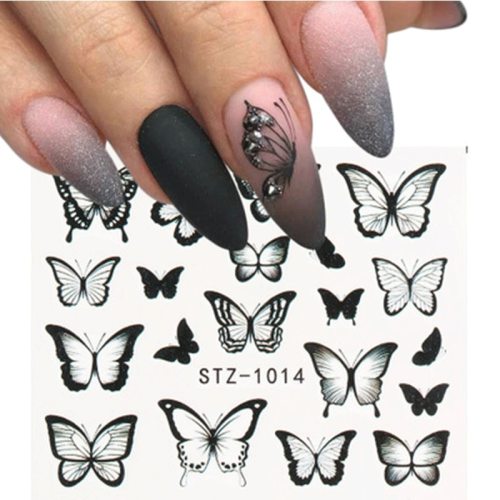 Water Decals Nail Art Stickers Butterfly Nail Art Foil For Manicure Nail STZ982-101728