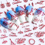 Ins Classic Red Santa Claus Multi-Purpose Nail Stickers