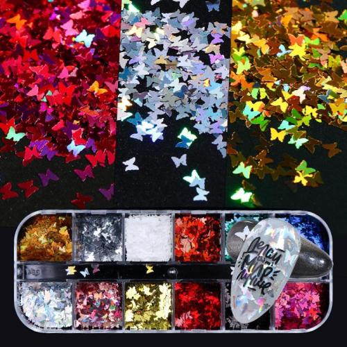 Sparkly Butterfly Rhinestone Nail DIY Patch