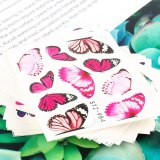 Summer Colorful Silder Butterfly Designs Nail Art Stickers STZ983-101728