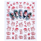 Ins Classic Red Santa Claus Multi-Purpose Nail Stickers
