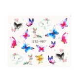 Water Decals Nail Art Stickers Butterfly Nail Art Foil For Manicure Nail STZ982-101728