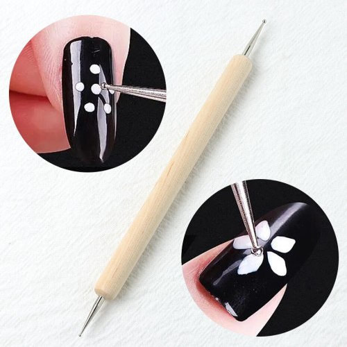 Pen Metal Dual Heads Rhinestones Gem Picker Crystal Nail Painting Dots Tools