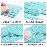 96Pcs Nail Art Adhesive Glue Clay Blue White Reusable Removable Nail Display Tool