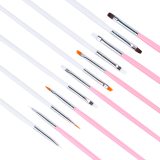 15Pcs/Pack Nail Brush Set Gel Polish Nail Drawing Pen