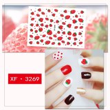 White Flower 3D Manicure Nail Patch XF3179810