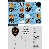 Halloween Pumpkin Skull Decorations Spider Scarecrow Window Sticker BQ04051