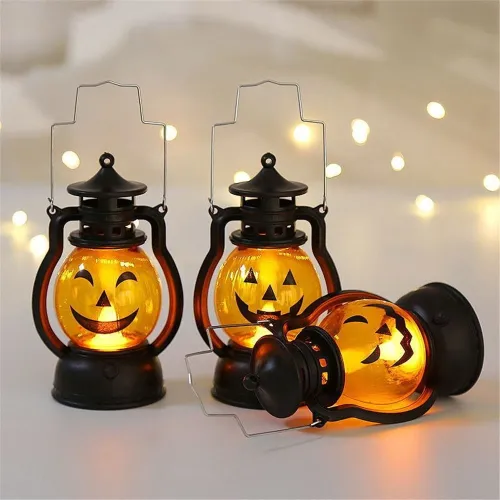 Halloween Pumpkin Lantern Funny LED Light Lamp Skull ZTDQ-Y12