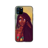 Cartoon Painting Gentle Girls Matte Soft TPU Mobile Phone Case