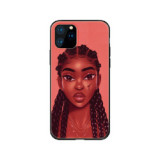 Cartoon Painting Gentle Girls Matte Soft TPU Mobile Phone Case