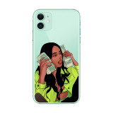 Fashion Girl Clear Phone Case
