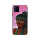 Cartoon Painting Gentle Girls Matte Soft TPU Mobile Phone Case