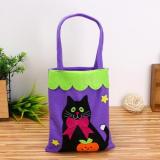 Halloween Pumpkin Candy Tote Bag Non-Woven Fabrics Handbags W100011