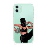 Fashion Girl Clear Phone Case