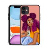 Fashion Black Girl Phone Case