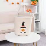 Halloween Tote Candy Storage Basket Spiders Bucket Handbags WSJZ-2106KF-WL