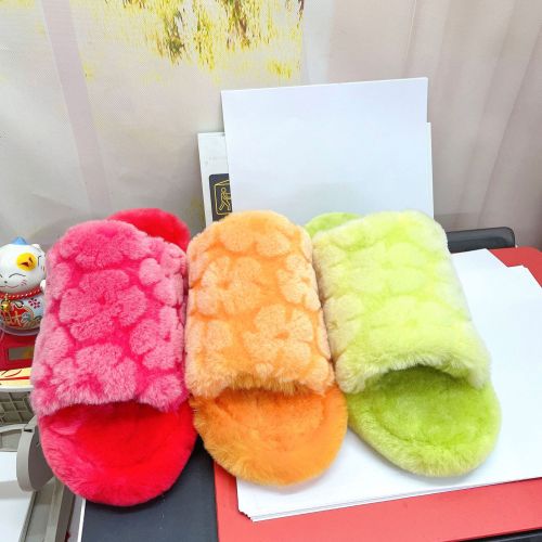 Fashion Wool Slipper Slippers Slides Slide 336879