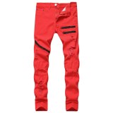 Men's Zipper Jeans Hip Hop Pant Pants 11122