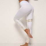 Women Gold Print Yoga Pant Pants 800819