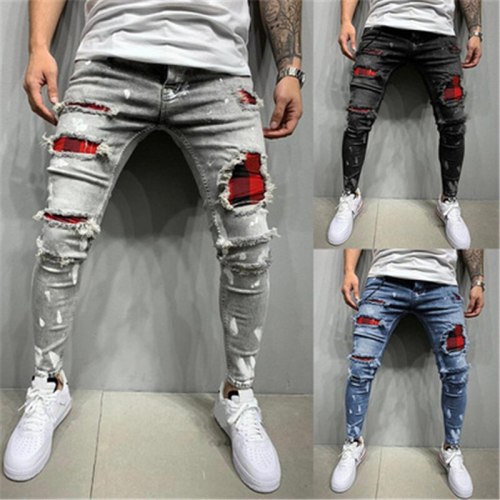 Men Hole Jeans Pant Pants 100718