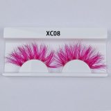 1Pair Colored 25mm Long Natural Makeup Mink Fake EyeLashes