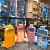 Flat Water Glass Kids Student Plastic Water Cups