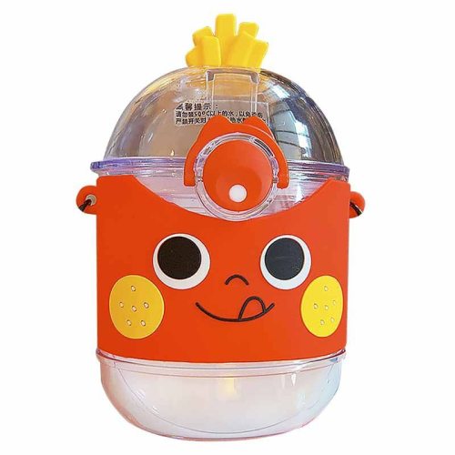 Summer Cute Transparent Square Plastic Water School Drinking Cups