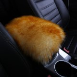 Universal Real Fur Plush Sheepskin Center Console Cover