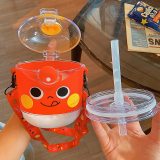 Summer Cute Transparent Square Plastic Water School Drinking Cups