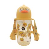 430ml Kids Girls Chirldren Women Duck Plastic Cartoon Water Cups