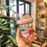 Cartoon Cute Creative Student Fruit Turn Plastic Summer Children's Cups
