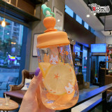Fashion Cartoon Transparent Portable Cute Cups