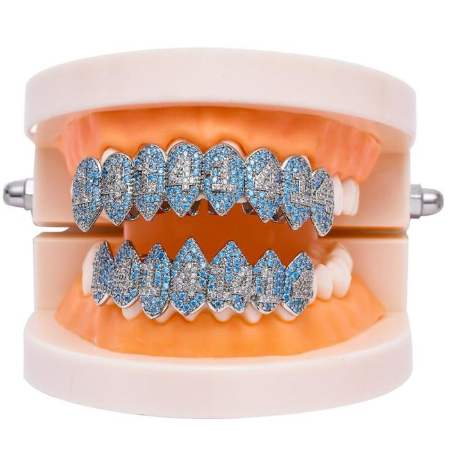 Hip Hop New 1414 Iced Out Tooth Socket