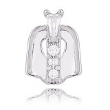 Women Men Hip Hop Teeth Cover Case Unisex Crystal Teeth Socket