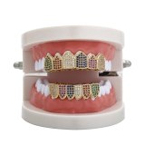 Iced Out Six Colors CZ Stone Grills Dental Hip Hop Tooth Socket BESYT07081