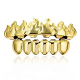Hip Hop Teeth Decor Fire Shape Tooth Socket BESYT07687