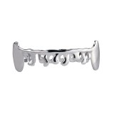 Gilded Golden Teeth Grillz Halloween Men's and Women's Teeth Socket BESYT08899