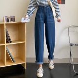 Vintage High Waist Jeans Casual Tie Dye Women  Jeans Pant Pants