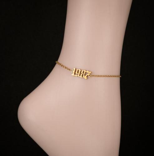 Fashion Stainless Year Anklet Anklets JL00112