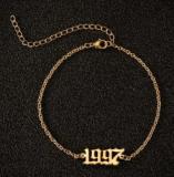 Fashion Stainless Year Anklet Anklets JL00112