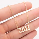 Fashion Special Date Year Number Necklaces XL1970-202132