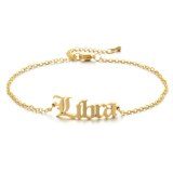 On The Leg Chain Stainless Steel Ankle Strap For Women 12 Constellation Anklets YX0091102