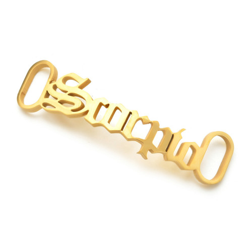 High Quality 18K Stainless Steel Retro Shoe Buckle